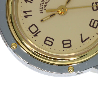 HERMES Clipper Watches CL4.220 Stainless Steel/SSxGP Ladies