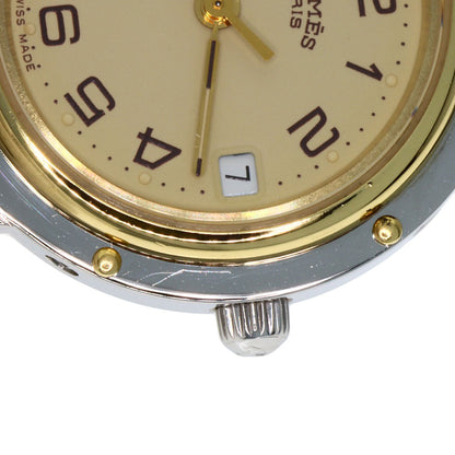 HERMES Clipper Watches CL4.220 Stainless Steel/SSxGP Ladies