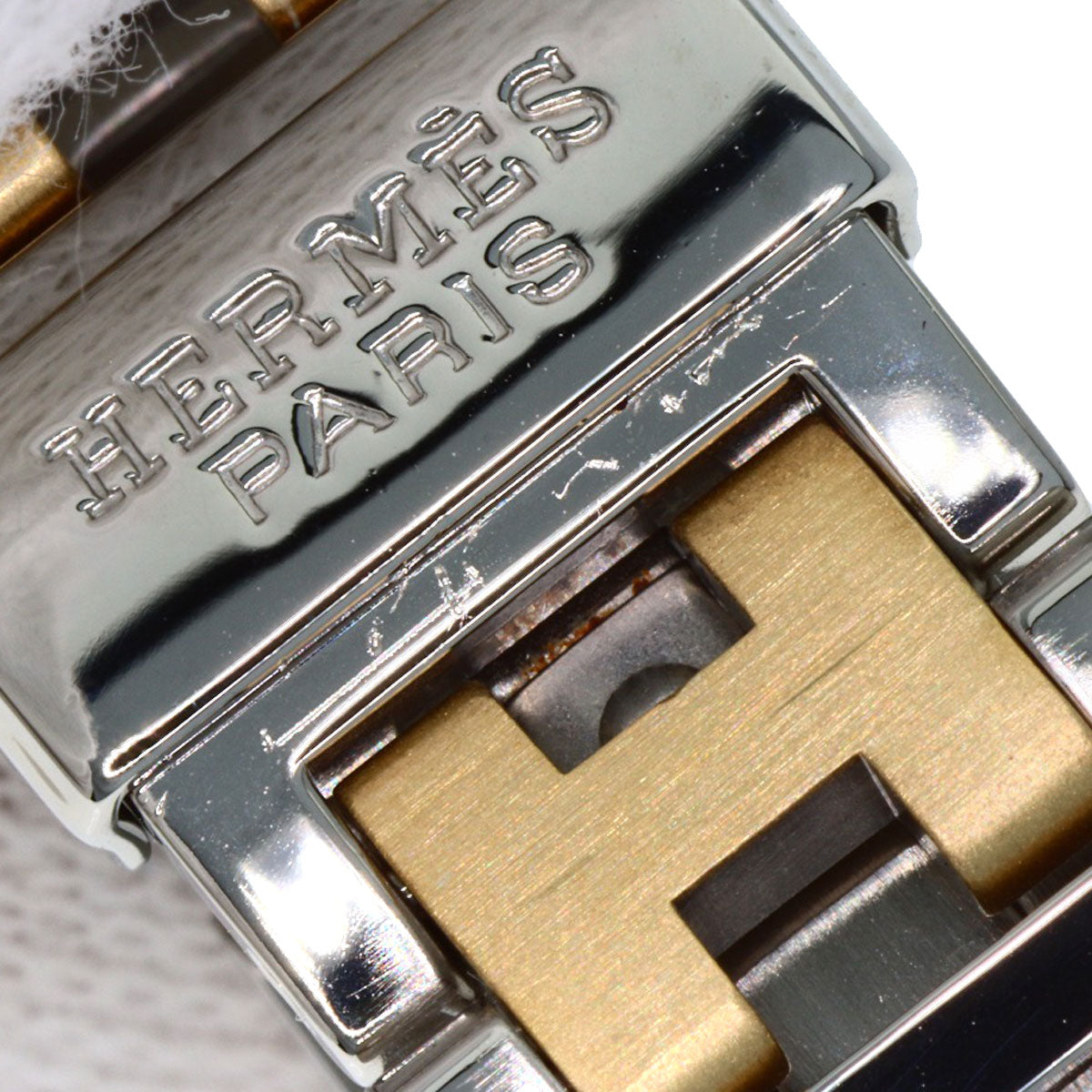HERMES Clipper Watches CL4.220 Stainless Steel/SSxGP Ladies