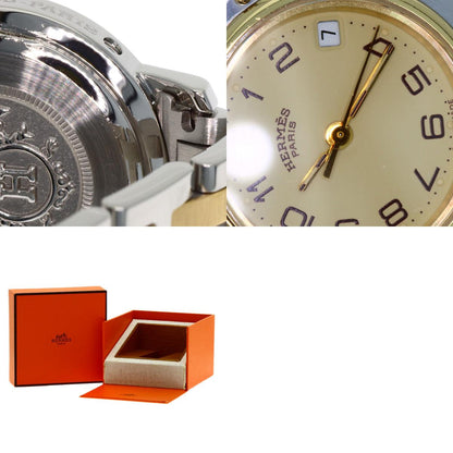 HERMES Clipper Watches CL4.220 Stainless Steel/SSxGP Ladies