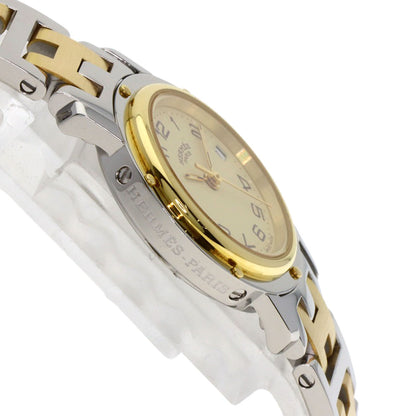 HERMES Clipper Watches CL4.220 Stainless Steel/SSxGP Ladies