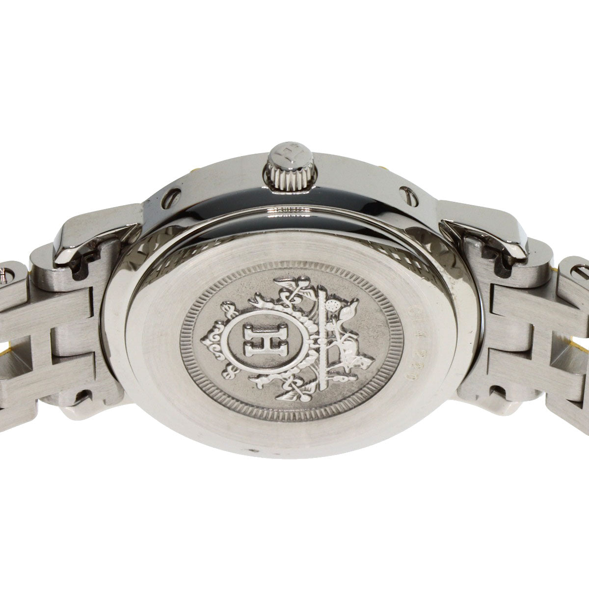 HERMES Clipper Watches CL4.220 Stainless Steel/SSxGP Ladies