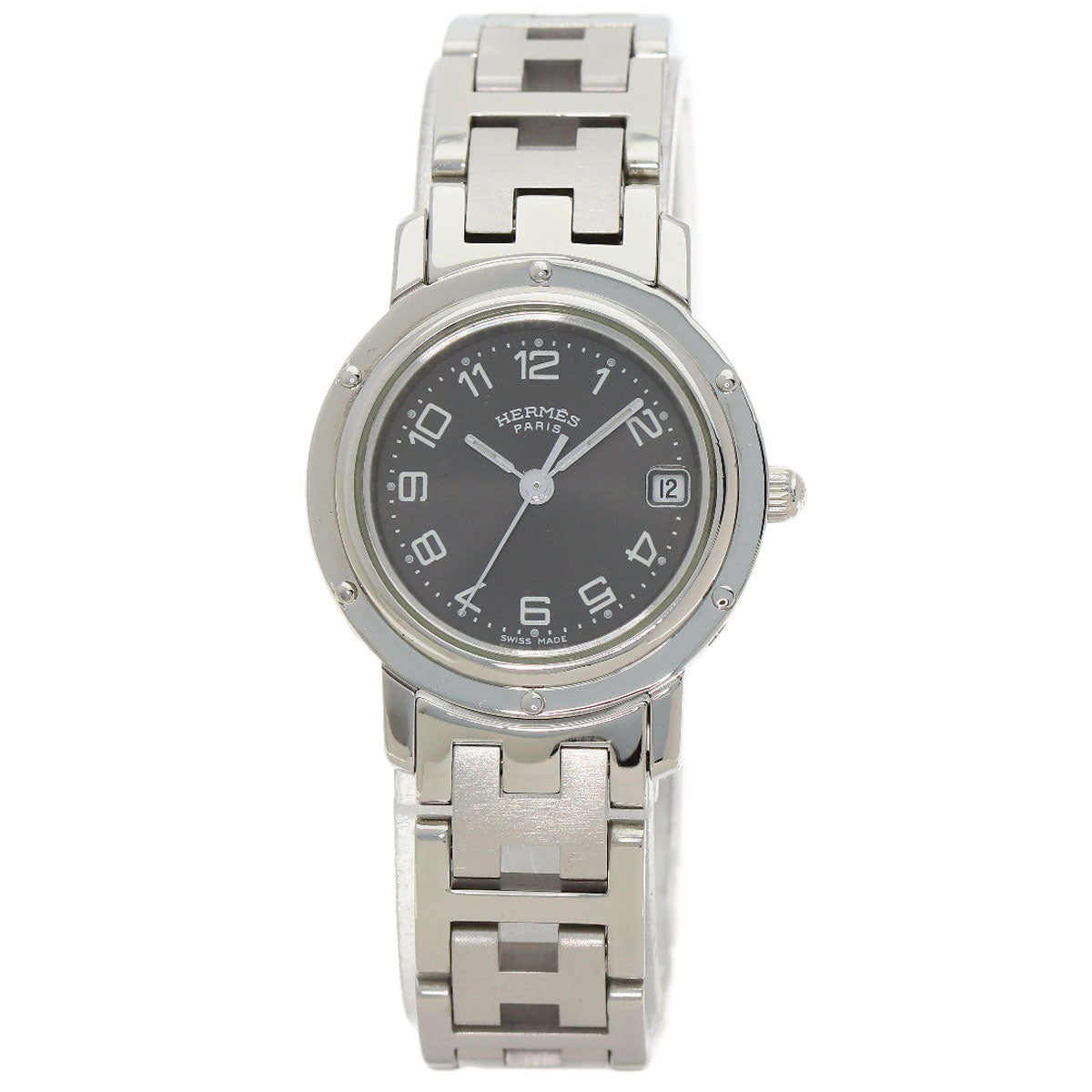 HERMES Clipper Watches CL4.210 Stainless Steel/Stainless Steel Ladies