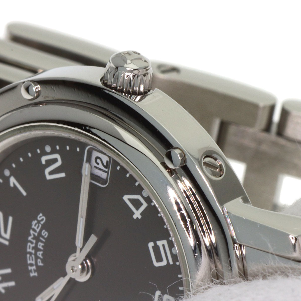 HERMES Clipper Watches CL4.210 Stainless Steel/Stainless Steel Ladies