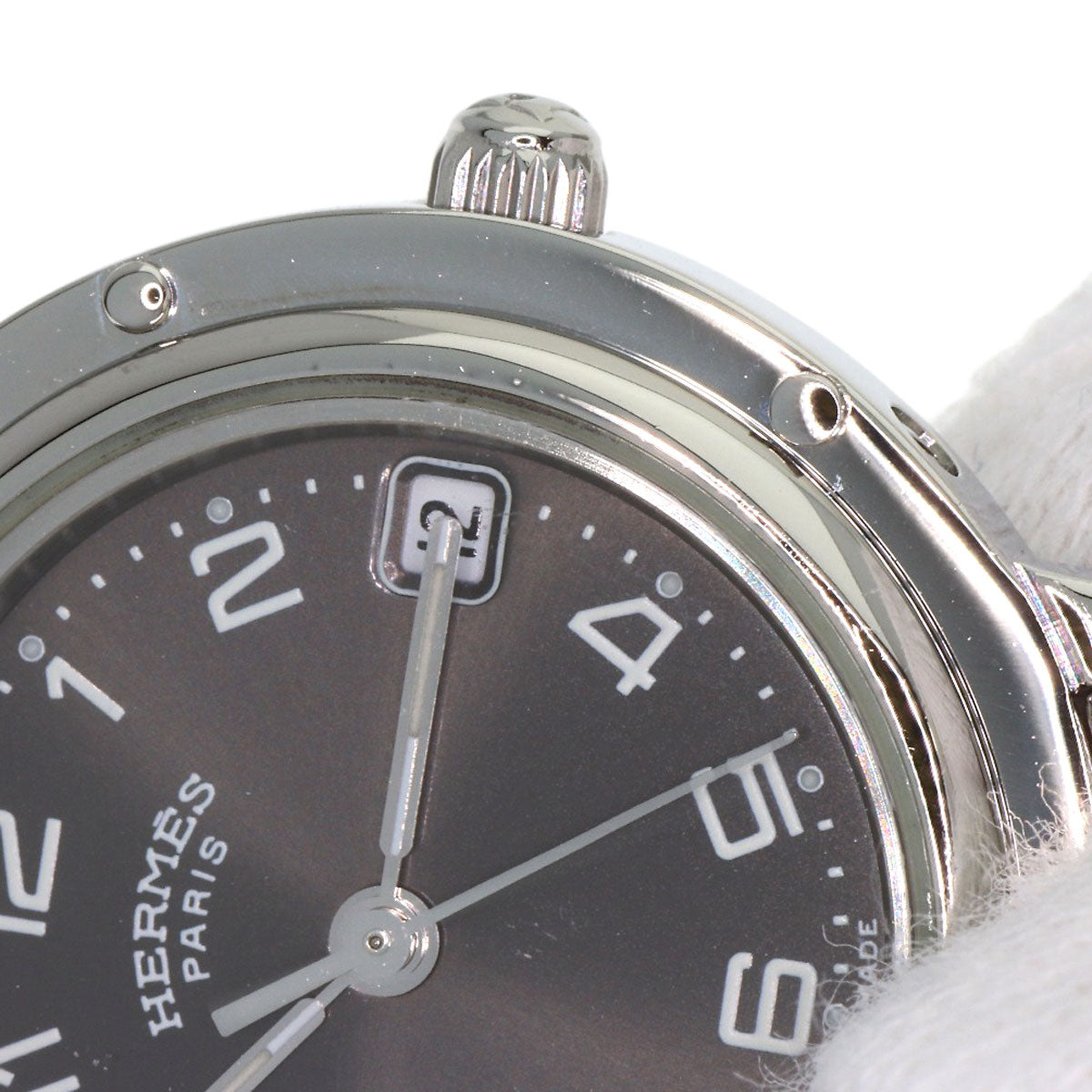 HERMES Clipper Watches CL4.210 Stainless Steel/Stainless Steel Ladies
