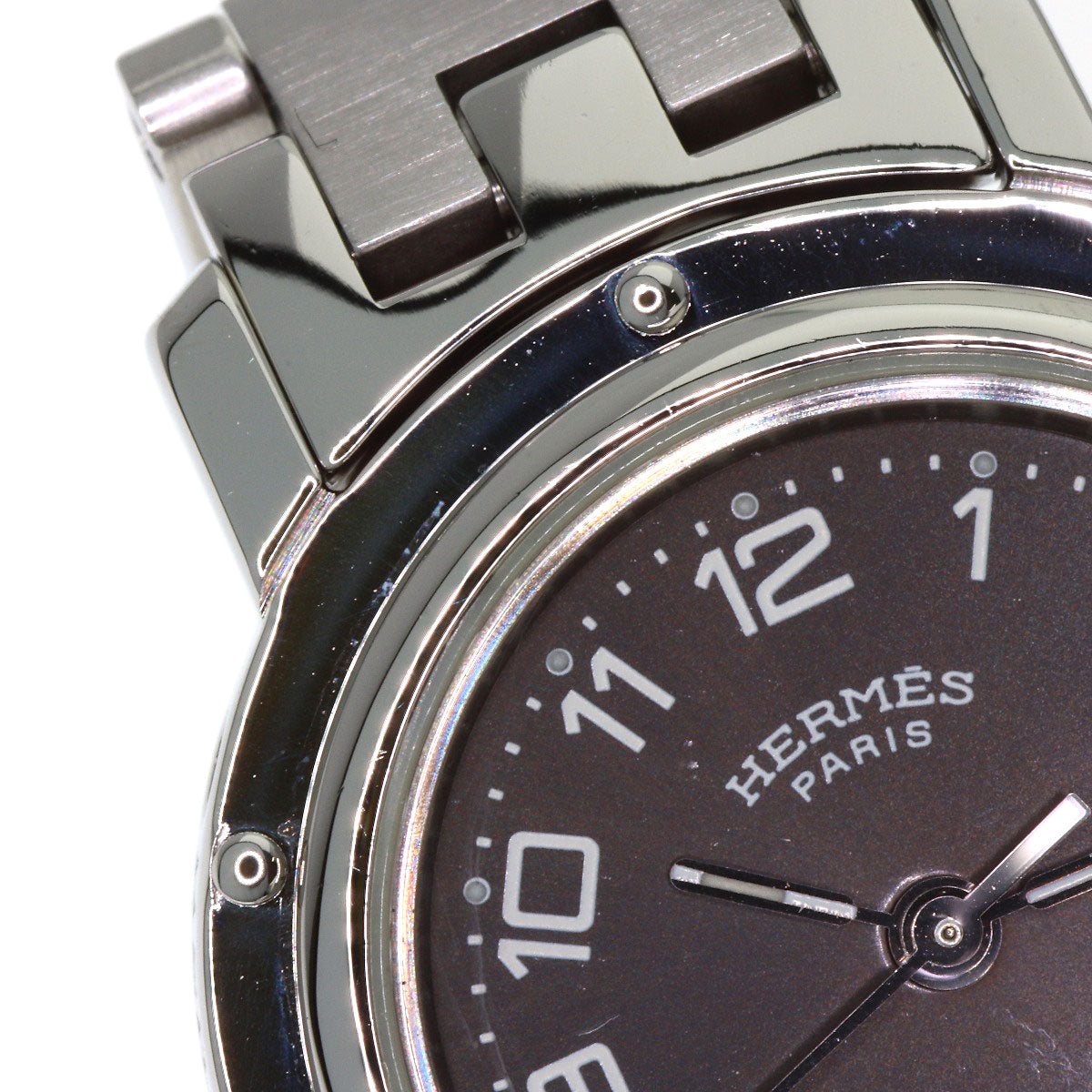 HERMES Clipper Watches CL4.210 Stainless Steel/Stainless Steel Ladies