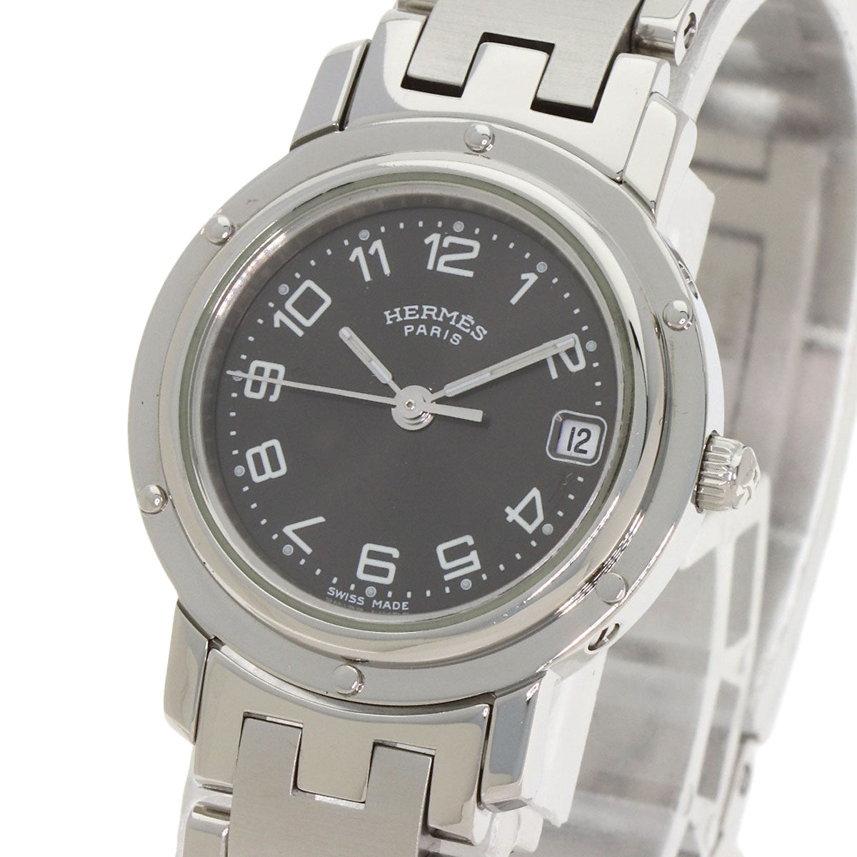 HERMES Clipper Watches CL4.210 Stainless Steel/Stainless Steel Ladies