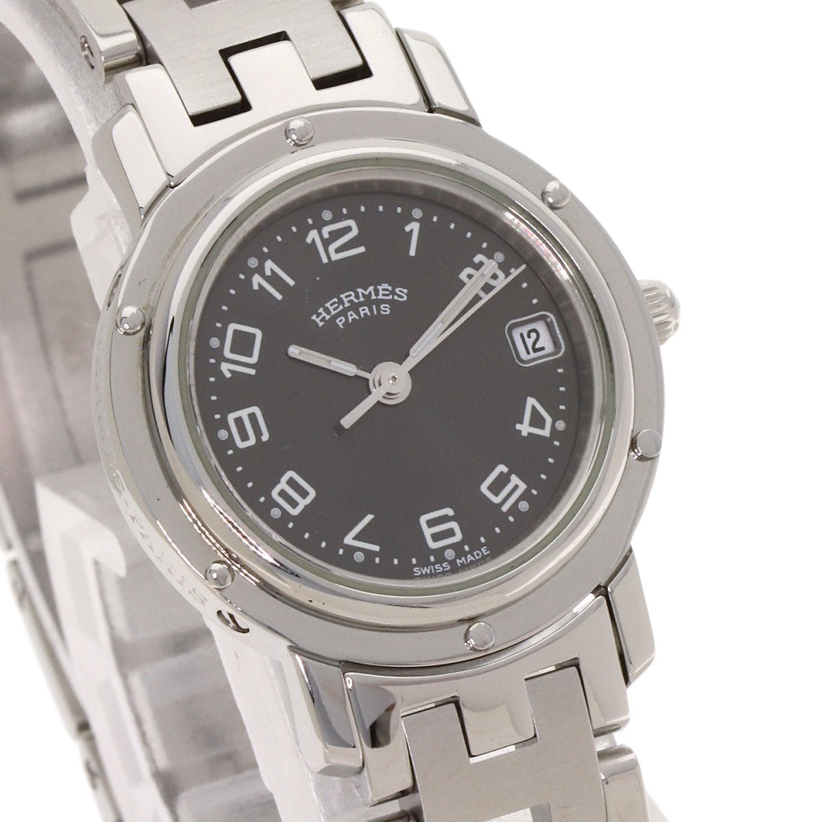 HERMES Clipper Watches CL4.210 Stainless Steel/Stainless Steel Ladies