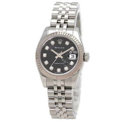 ROLEX DATEJUST 10P Diamond Watches 179174 Stainless Steel/Stainless Steel Ladies