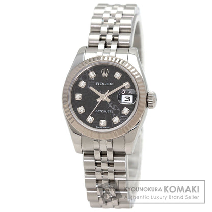 ROLEX DATEJUST 10P Diamond Watches 179174 Stainless Steel/Stainless Steel Ladies