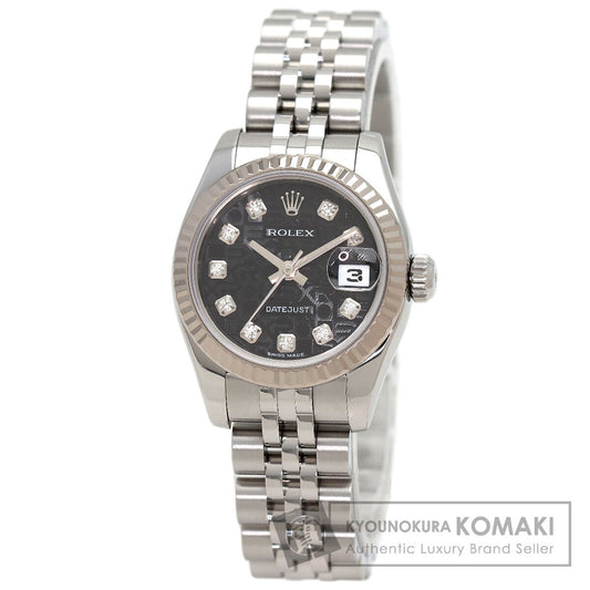 ROLEX DATEJUST 10P Diamond Watches 179174 Stainless Steel/Stainless Steel Ladies