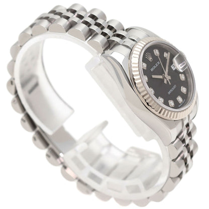 ROLEX DATEJUST 10P Diamond Watches 179174 Stainless Steel/Stainless Steel Ladies