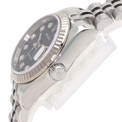 ROLEX DATEJUST 10P Diamond Watches 179174 Stainless Steel/Stainless Steel Ladies