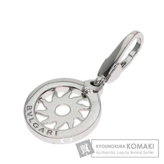 BVLGARI Tondo Charm Pendant top K18 White Gold Ladies [Used]