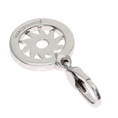 BVLGARI Tondo Charm Pendant top K18 White Gold Ladies [Used]