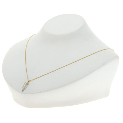 TIFFANY&Co. Leaf Diamond Necklace K18 Yellow Gold PTLadies [Used]