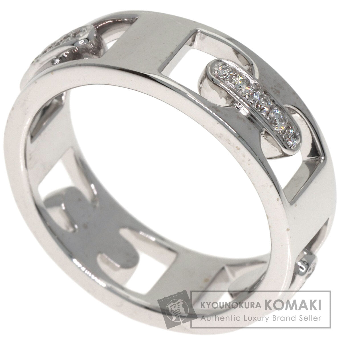 CELINE Diamond Ring K18 White Gold Ladies [Used]