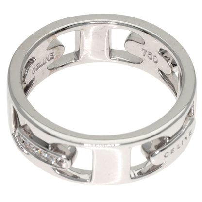CELINE Diamond Ring K18 White Gold Ladies [Used]