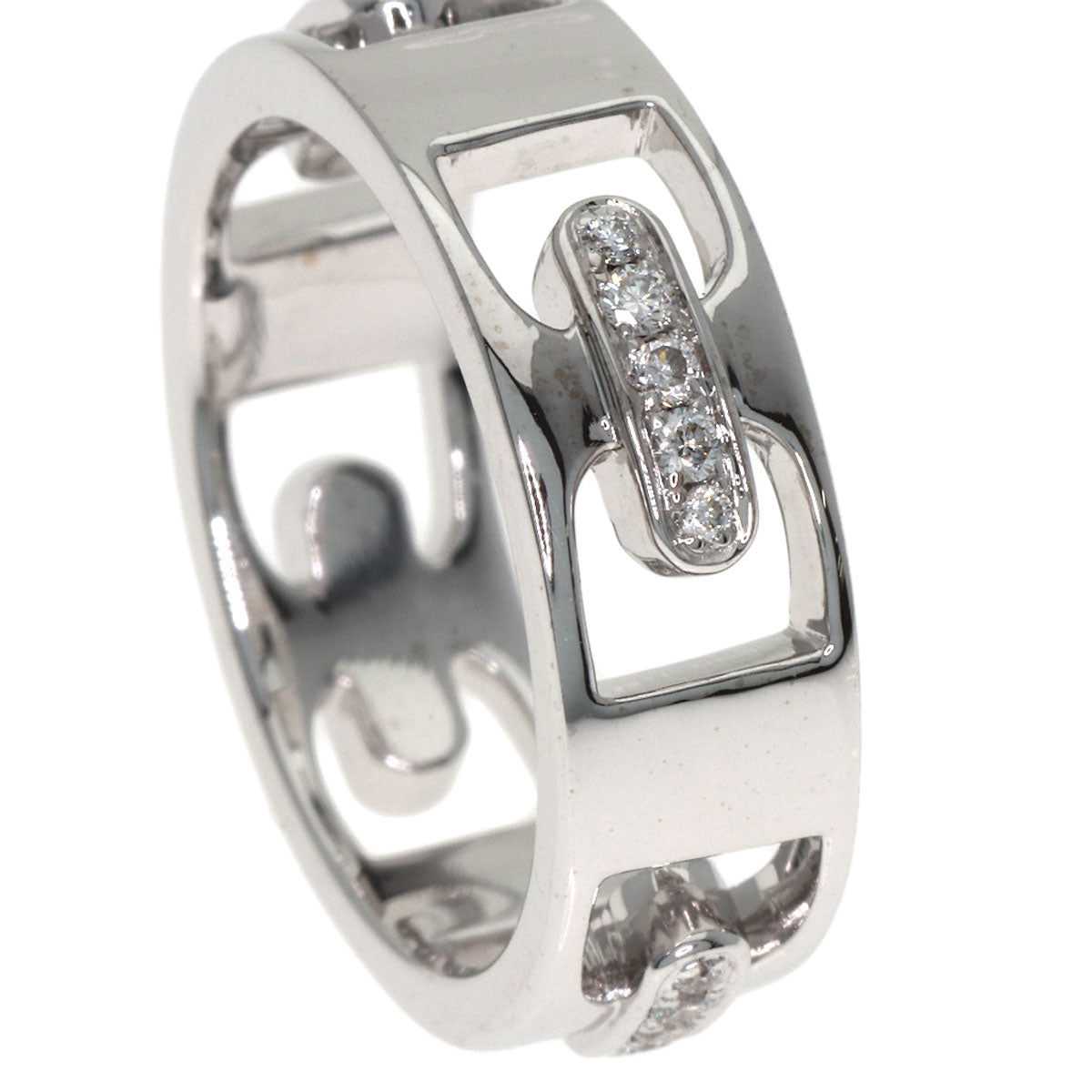 CELINE Diamond Ring K18 White Gold Ladies [Used]