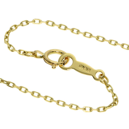 MIKIMOTO Ribbon motif Pearl Pearl Necklace K18 Yellow Gold Ladies [Used]