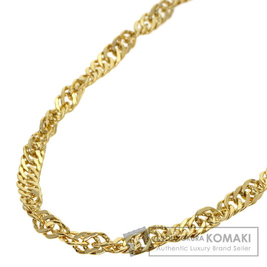 スクリュー チェーン 44cm ネックレス K18イエローゴールド 13.2g レディース 【中古】