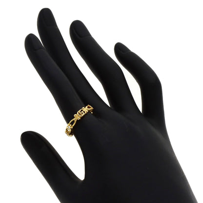GUCCI Flora Diamond #13 Ring K18 Yellow Gold Ladies [Used]