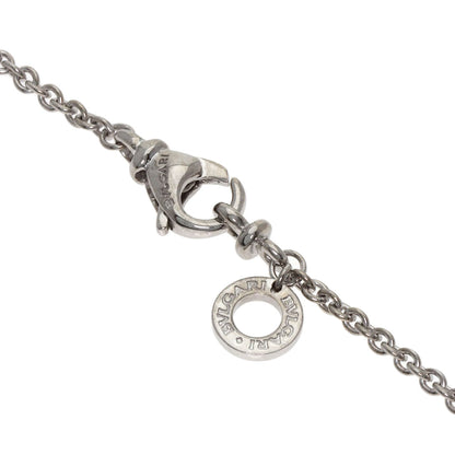 ブルガリ インゴット 1P ダイヤモンド ネックレス K18ホワイトゴールド レディース 【中古】【BVLGARI】