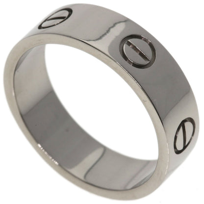 CARTIER love ring #58 Ring K18 White Gold unisex [Used]