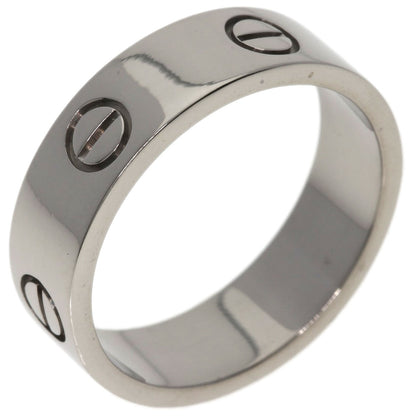 CARTIER love ring #58 Ring K18 White Gold unisex [Used]