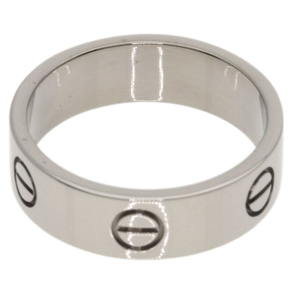 CARTIER love ring #58 Ring K18 White Gold unisex [Used]
