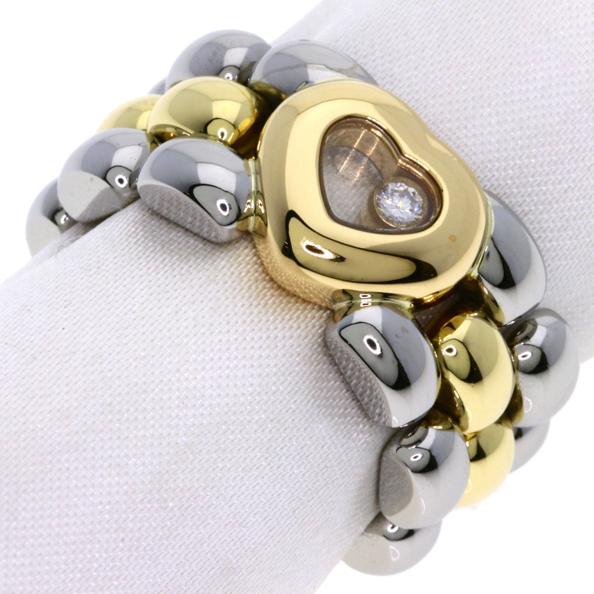 Chopard Happy diamond Ring K18 Yellow Gold Stainless SteelLadies [Used]