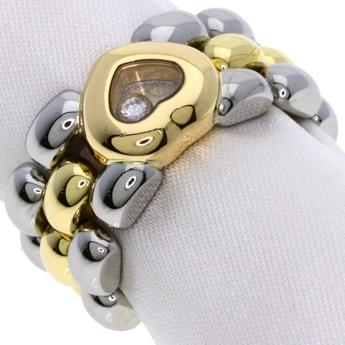 Chopard Happy diamond Ring K18 Yellow Gold Stainless SteelLadies [Used]