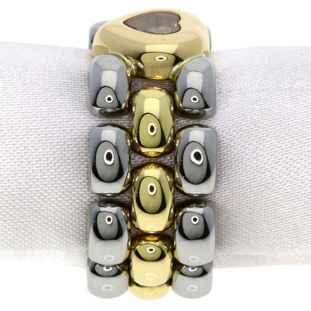 Chopard Happy diamond Ring K18 Yellow Gold Stainless SteelLadies [Used]