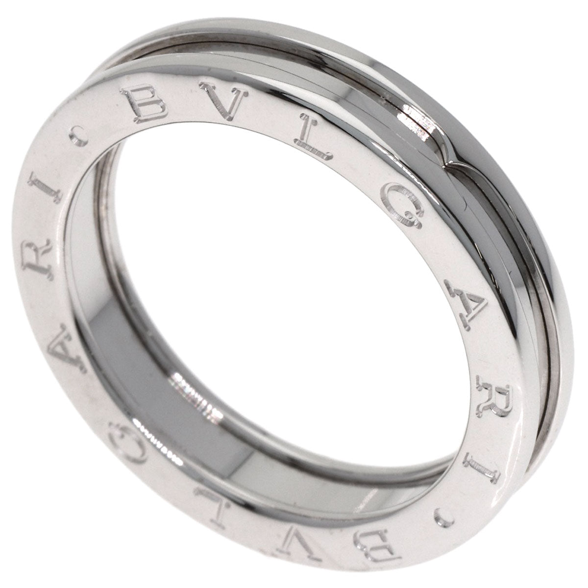 BVLGARI B.zero1 1 band #60 Ring K18 White Gold Ladies [Used]