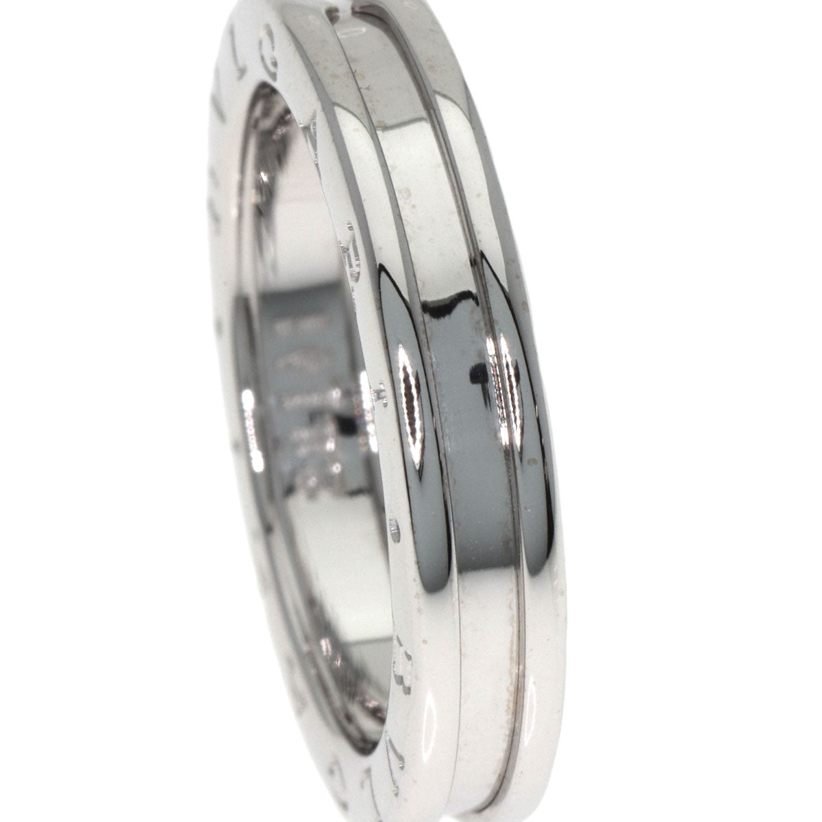 BVLGARI B.zero1 1 band #60 Ring K18 White Gold Ladies [Used]
