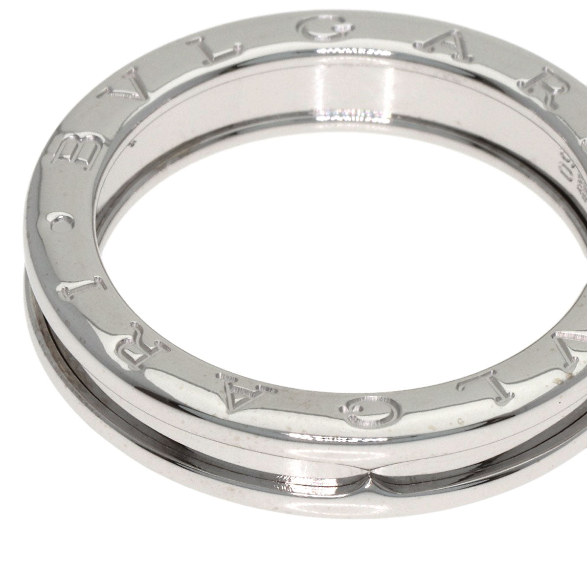 BVLGARI B.zero1 1 band #60 Ring K18 White Gold Ladies [Used]