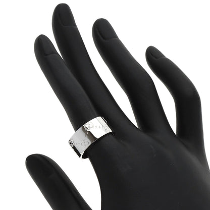 GUCCI Icon Wide #14 Ring K18 White Gold Ladies [Used]