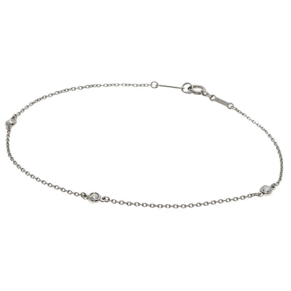 TIFFANY&Co. By The Yard 3P Diamond Bracelet Platinum PT950 PT850Ladies [Used]