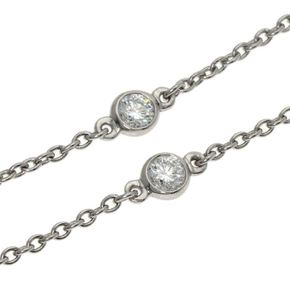 TIFFANY&Co. By The Yard 3P Diamond Bracelet Platinum PT950 PT850Ladies [Used]
