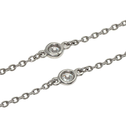 TIFFANY&Co. By The Yard 3P Diamond Bracelet Platinum PT950 PT850Ladies [Used]