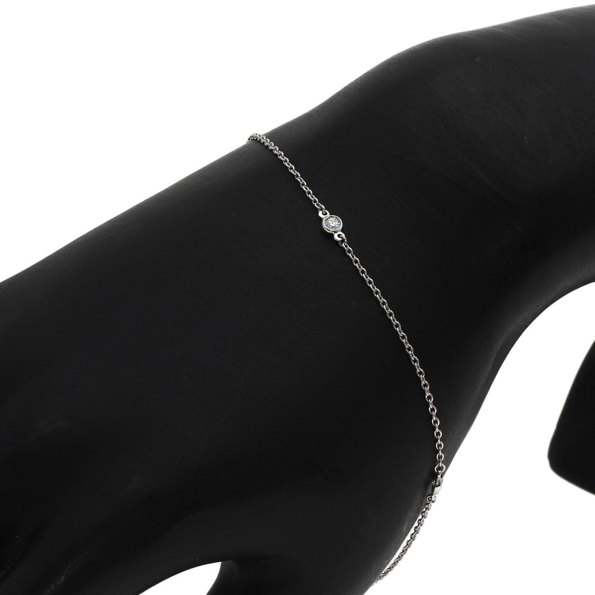 TIFFANY&Co. By The Yard 3P Diamond Bracelet Platinum PT950 PT850Ladies [Used]