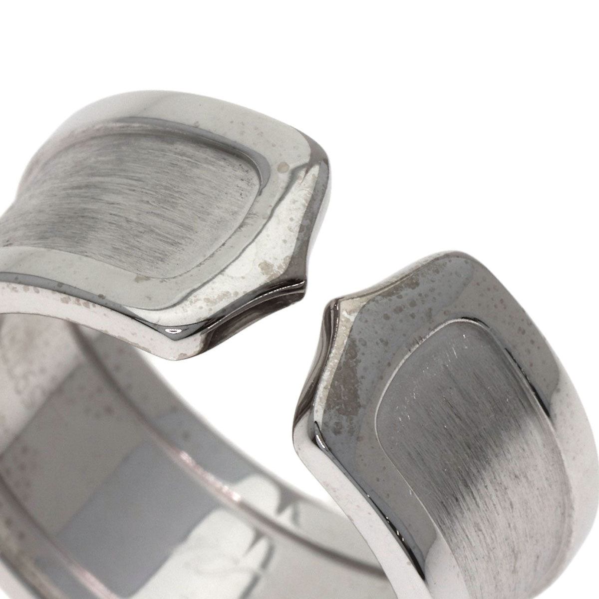 カルティエ C2リング LM #60 リング・指輪 K18ホワイトゴールド レディース 【中古】【CARTIER】