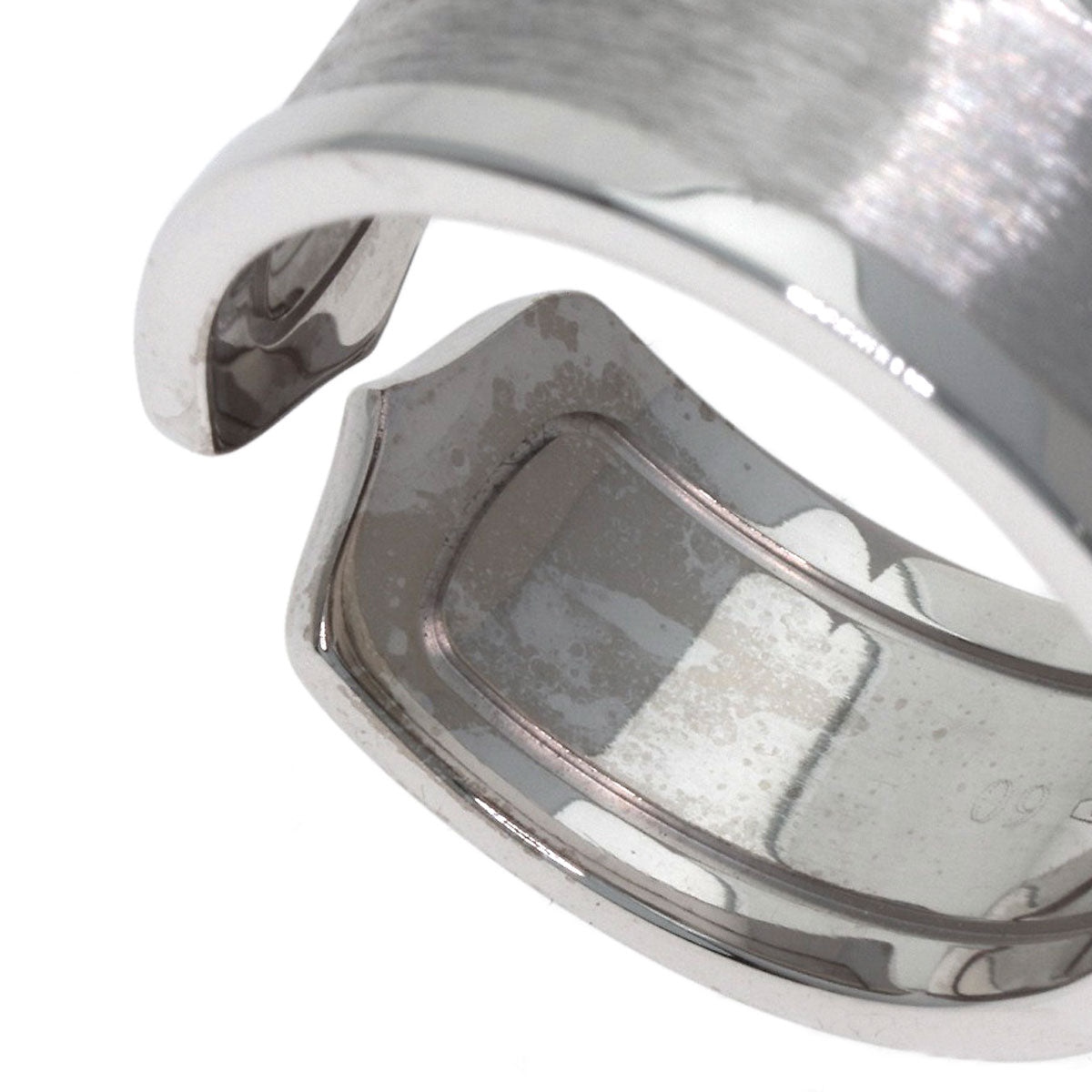 カルティエ C2リング LM #60 リング・指輪 K18ホワイトゴールド レディース 【中古】【CARTIER】