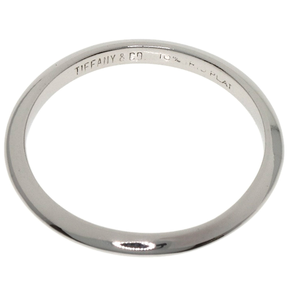 TIFFANY&Co. Knife edge Ring Platinum Ladies [Used]