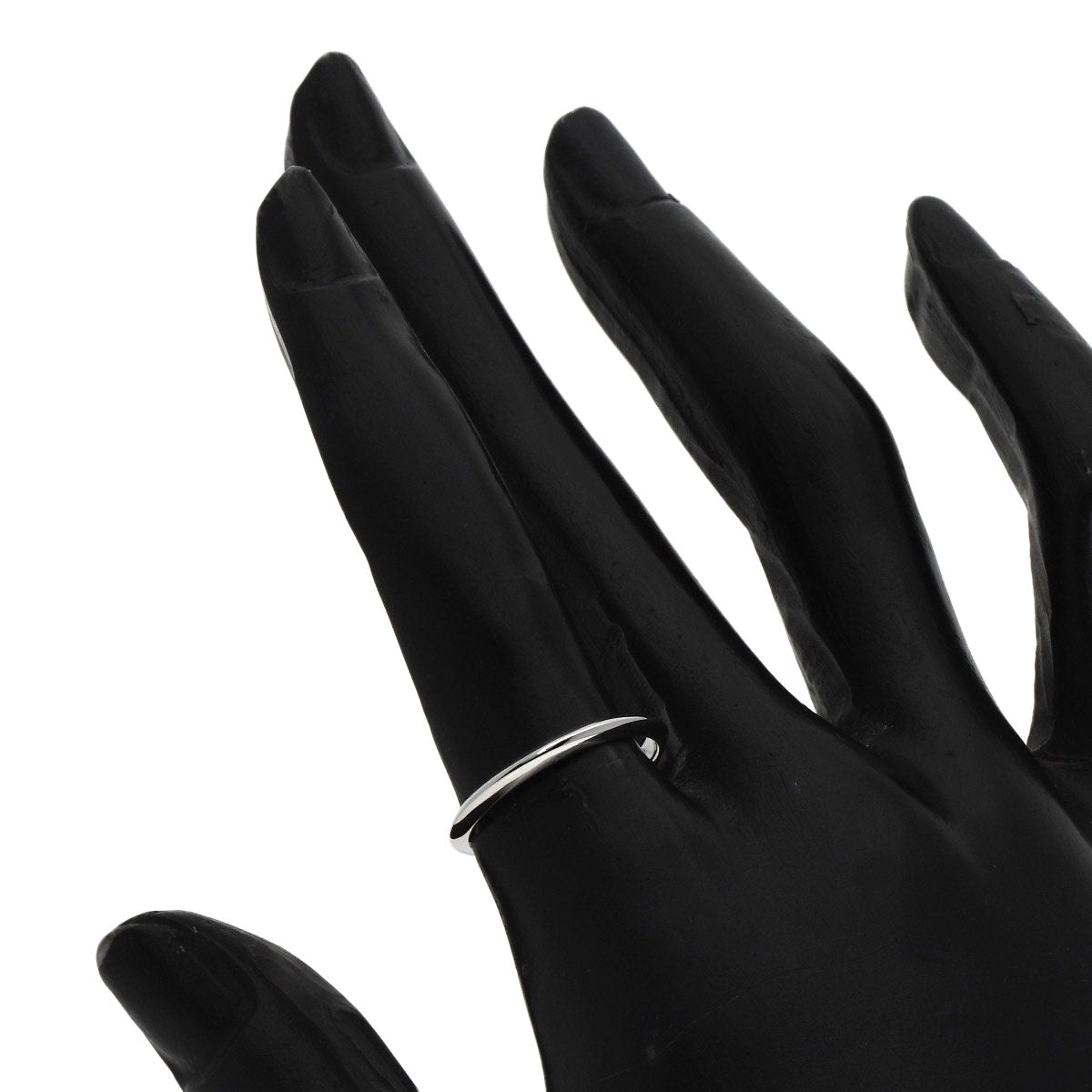 TIFFANY&Co. Knife edge Ring Platinum Ladies [Used]