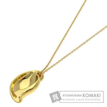 ティファニー リーフ エルサペレッティ ネックレス K18イエローゴールド レディース 【中古】【TIFFANY&Co.】