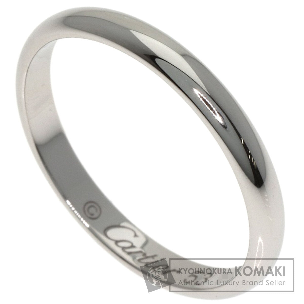 CARTIER Wedding ring # 53 Ring Platinum PT950 Ladies [Used]
