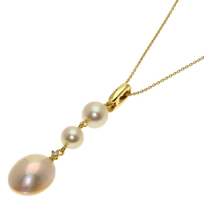 TASAKI Mabe Pearl Pearl Necklace K18 Yellow Gold Ladies [Used]