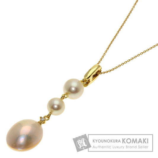 TASAKI Mabe Pearl Pearl Necklace K18 Yellow Gold Ladies [Used]