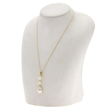 TASAKI Mabe Pearl Pearl Necklace K18 Yellow Gold Ladies [Used]